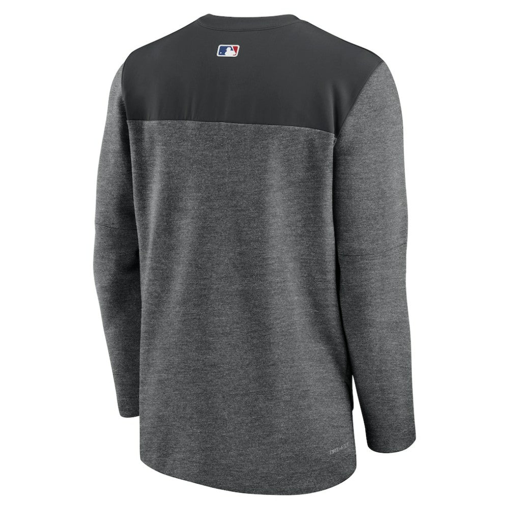 Colorado Rockies Authentic Collection Game Time Performance Half-Zip Top Black