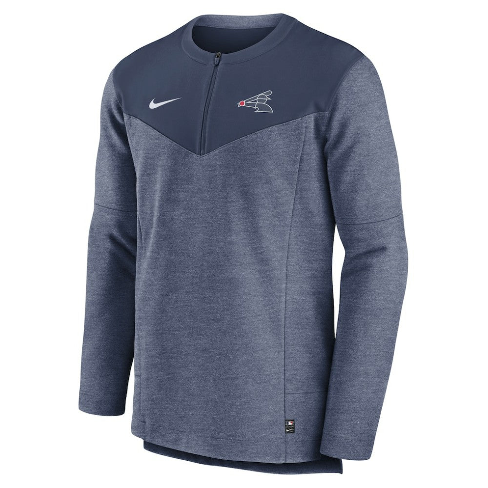 Chicago White Sox Authentic Collection Game Time Performance Half-Zip Top Navy