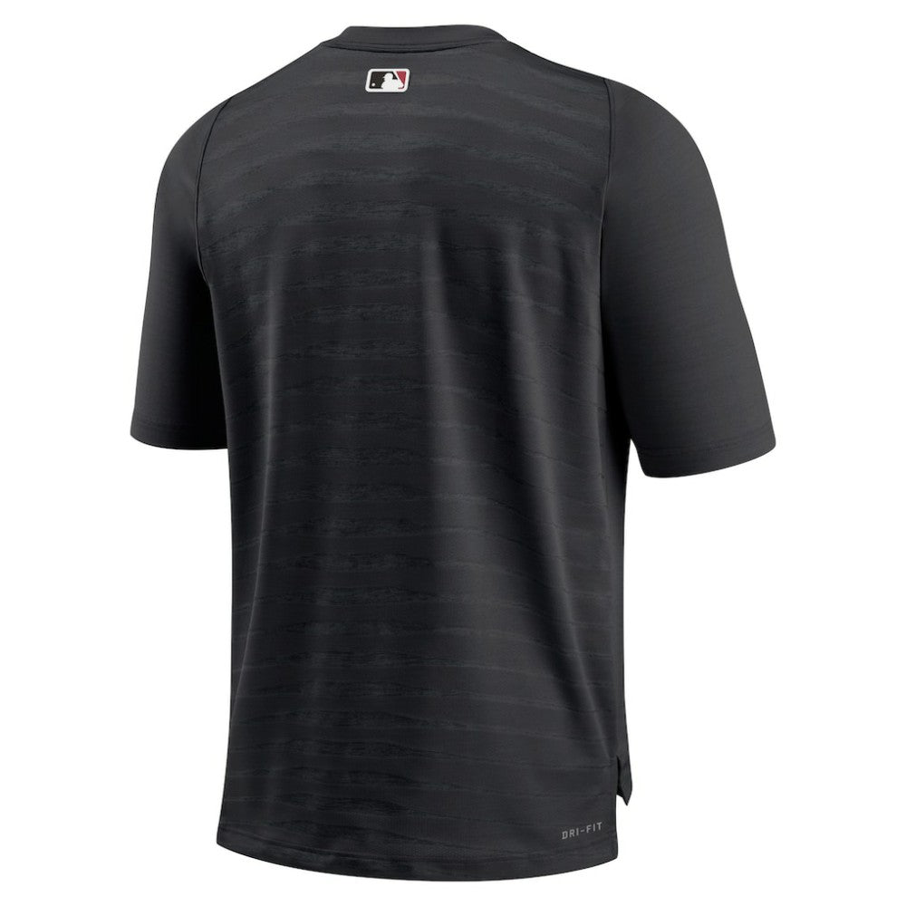 Arizona Diamondbacks Authentic Collection Pregame Raglan Performance V-Neck T-Shirt Black
