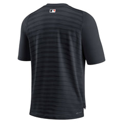 Detroit Tigers Authentic Collection Pregame Raglan Performance V-Neck T-Shirt Navy