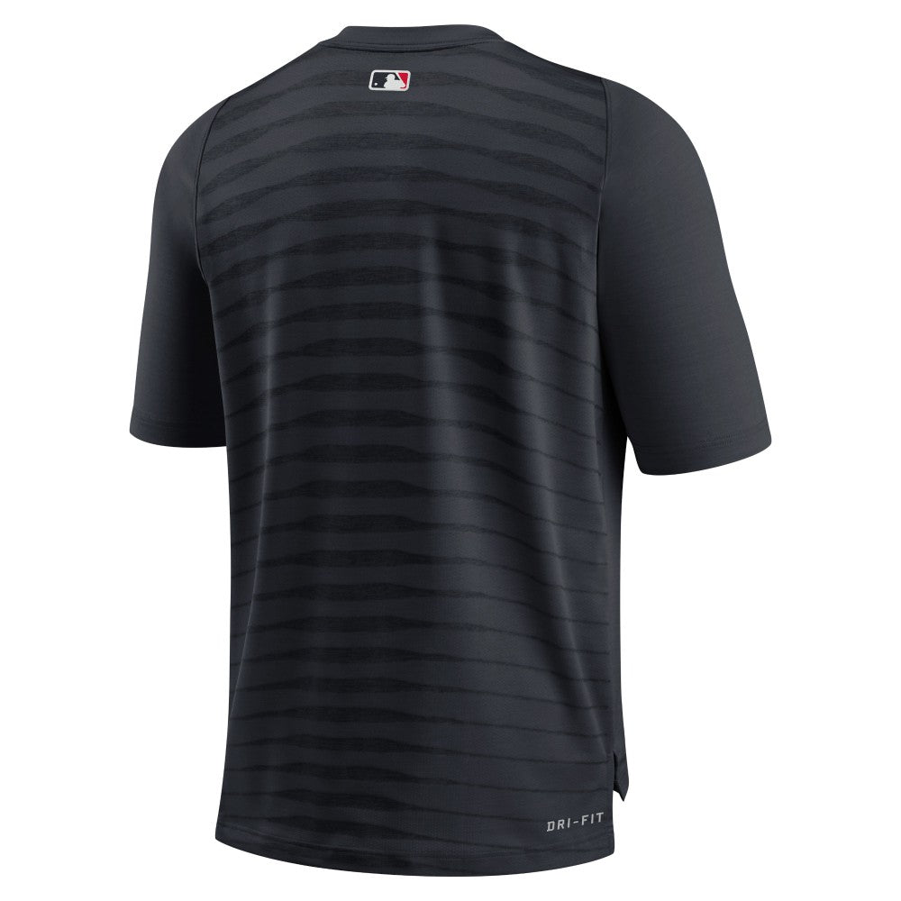 Minnesota Twins Authentic Collection Pregame Raglan Performance V-Neck T-Shirt Navy