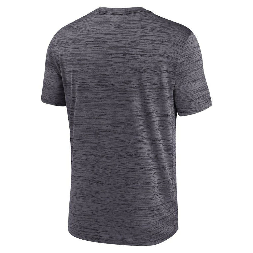 Colorado Rockies Authentic Collection Velocity Performance Practice T-Shirt Heather Charcoal