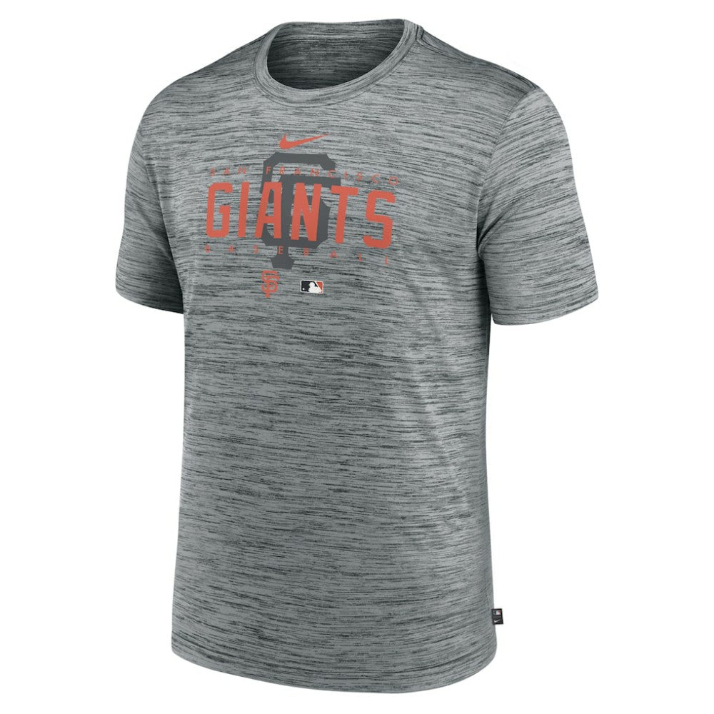 San Francisco Giants Authentic Collection Velocity Performance Practice T-Shirt Heather Gray