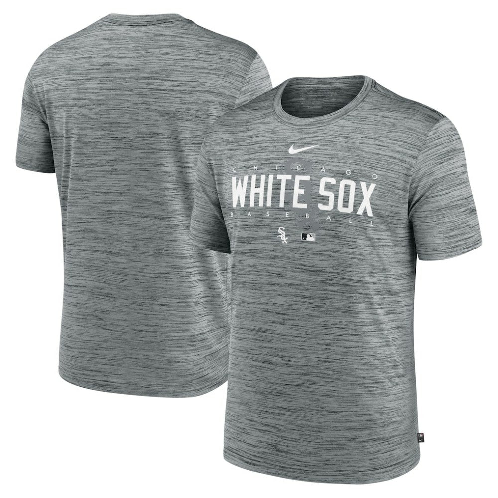 Chicago White Sox Authentic Collection Velocity Performance Practice T-Shirt Heather Gray