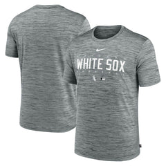 Chicago White Sox Authentic Collection Velocity Performance Practice T-Shirt Heather Gray