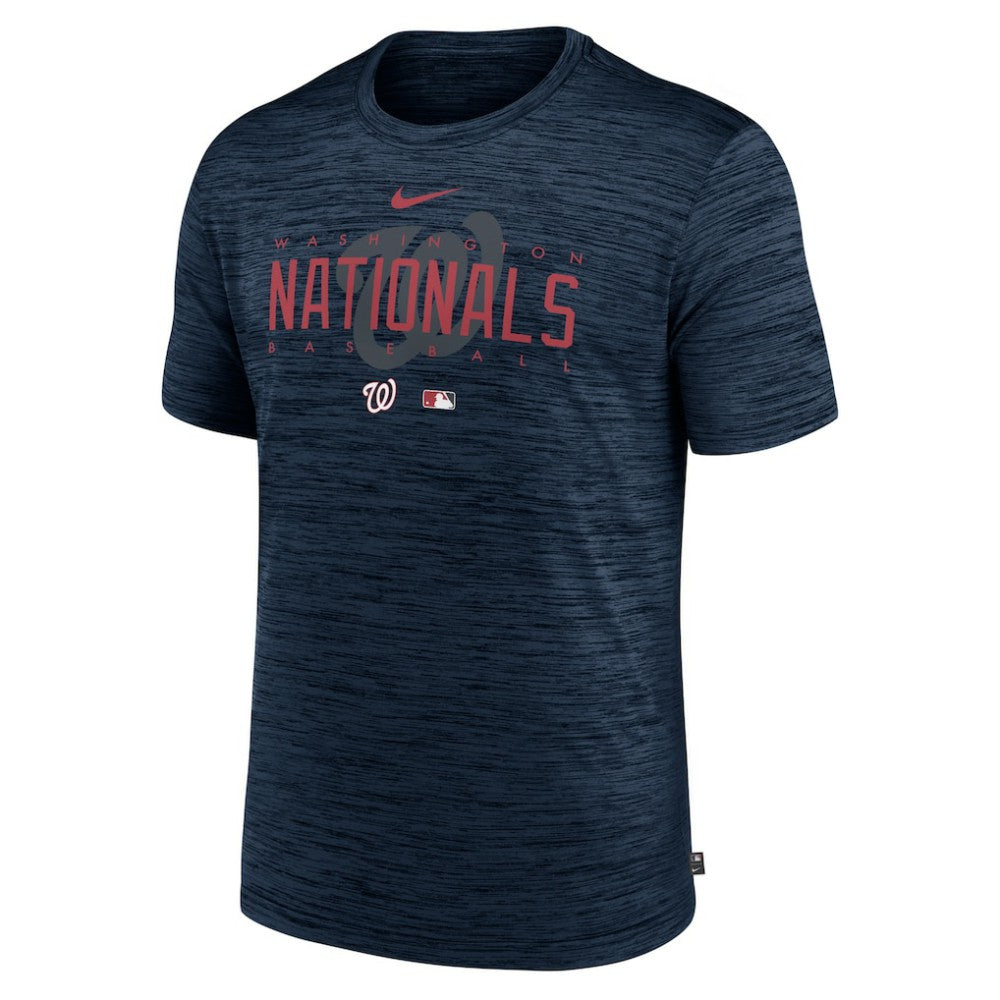 Washington Nationals Authentic Collection Velocity Performance Practice T-Shirt Navy