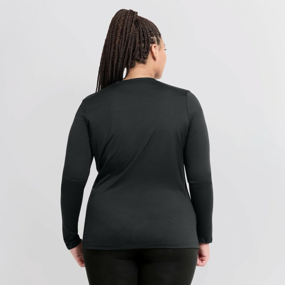 Chicago White Sox Women's Authentic Collection Legend Performance Long Sleeve T-Shirt Black