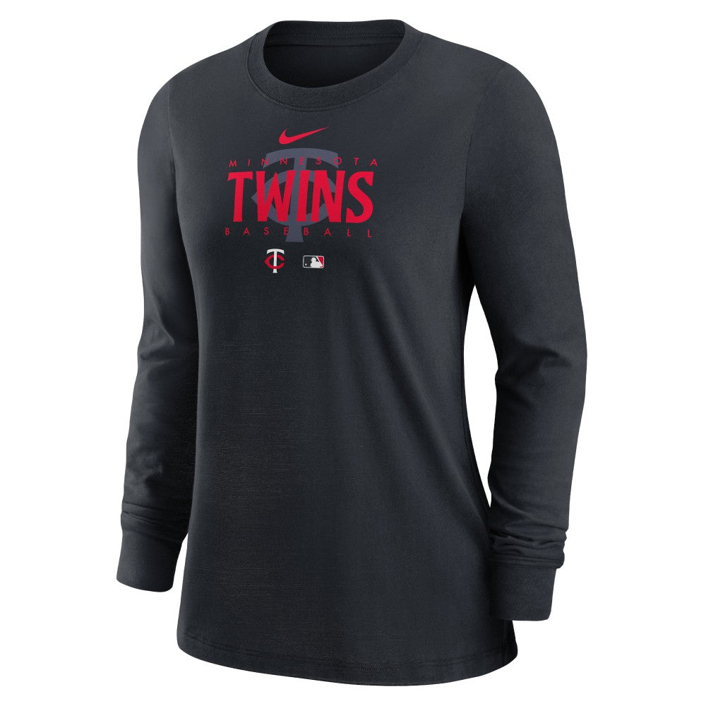 Minnesota Twins Women's Authentic Collection Legend Performance Long Sleeve T-Shirt -