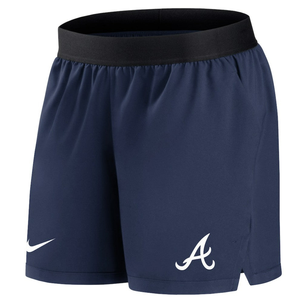 Atlanta Braves Women's Authentic Collection Team Performance Shorts Navy