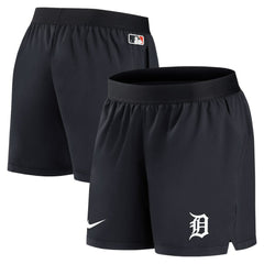 Detroit Tigers Women's Authentic Collection Team Performance Shorts Navy