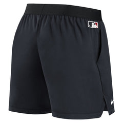Cleveland Guardians Women's Authentic Collection Team Performance Shorts Navy
