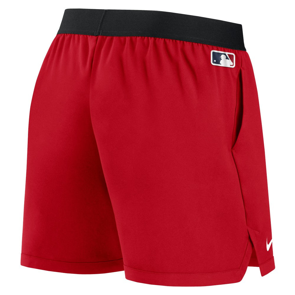 Los Angeles Angels Women's Authentic Collection Team Performance Shorts Red