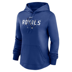 Kansas City Royals Women's Authentic Collection Pregame Performance Pullover Hoodie Royal