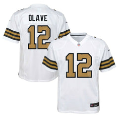 Chris Olave New Orleans Saints Youth Game Jersey - White cheap