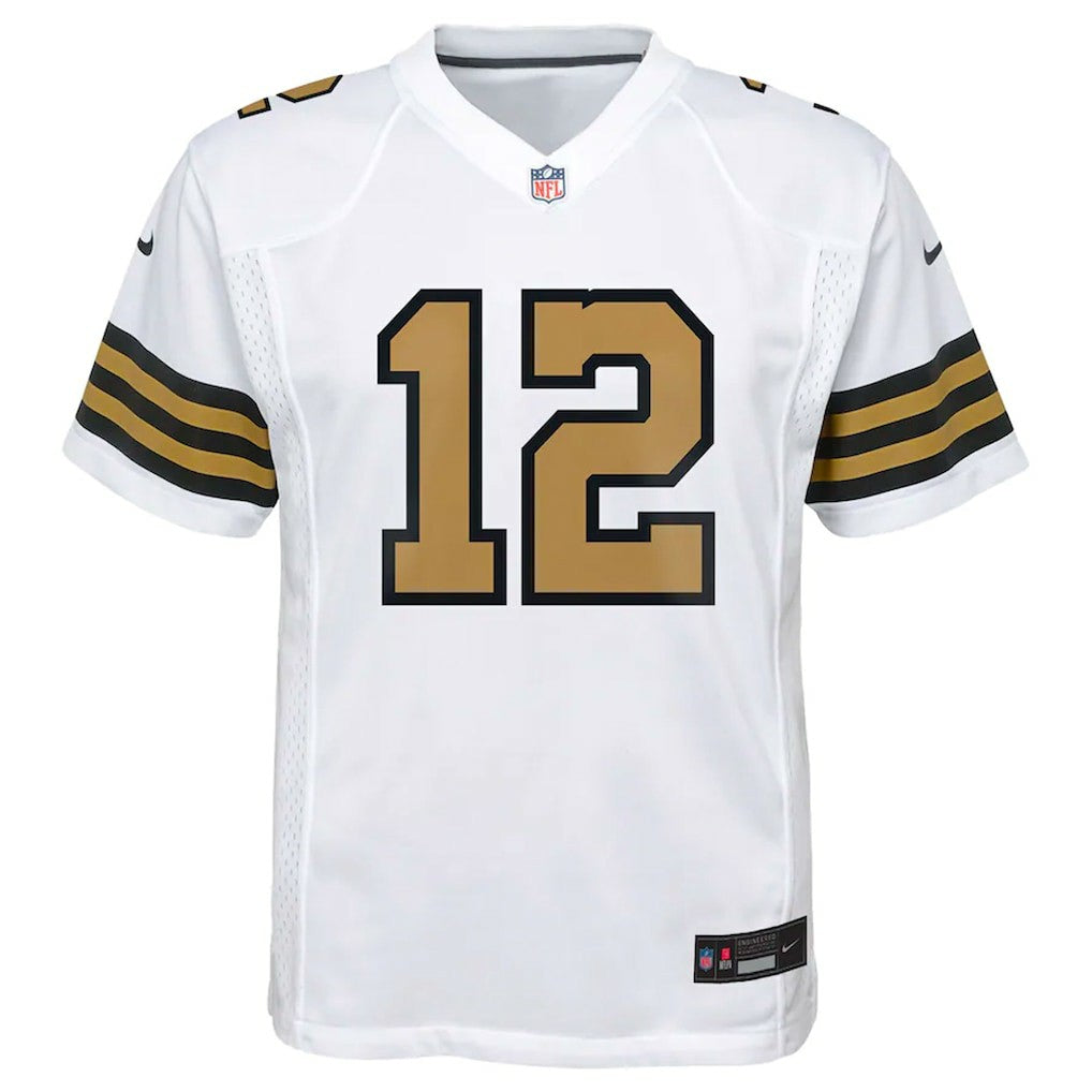Chris Olave New Orleans Saints Youth Game Jersey - White cheap