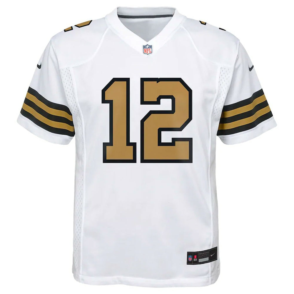 Chris Olave New Orleans Saints Youth Game Jersey - White cheap