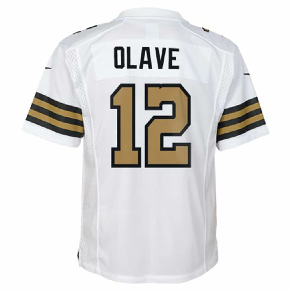 Chris Olave New Orleans Saints Youth Game Jersey - White cheap