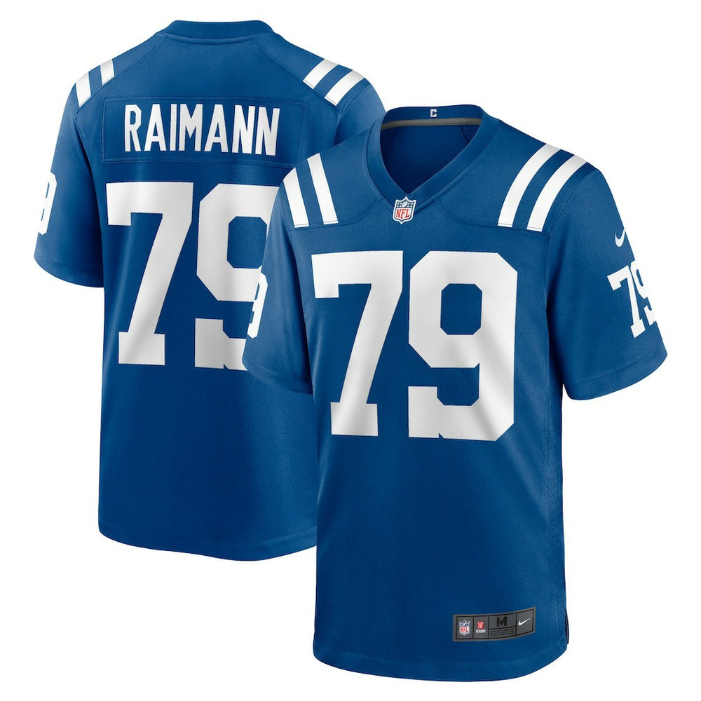 Bernhard Raimann Indianapolis Colts Player Game Jersey - Royal discount