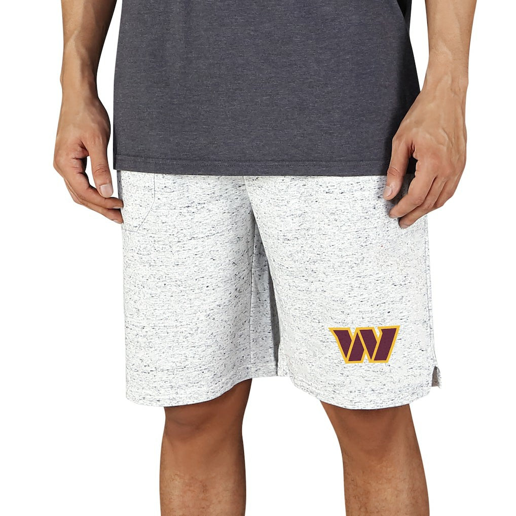 Washington Commanders Concepts Sport Logo Throttle Knit Jam Shorts - White/Charcoal outlet