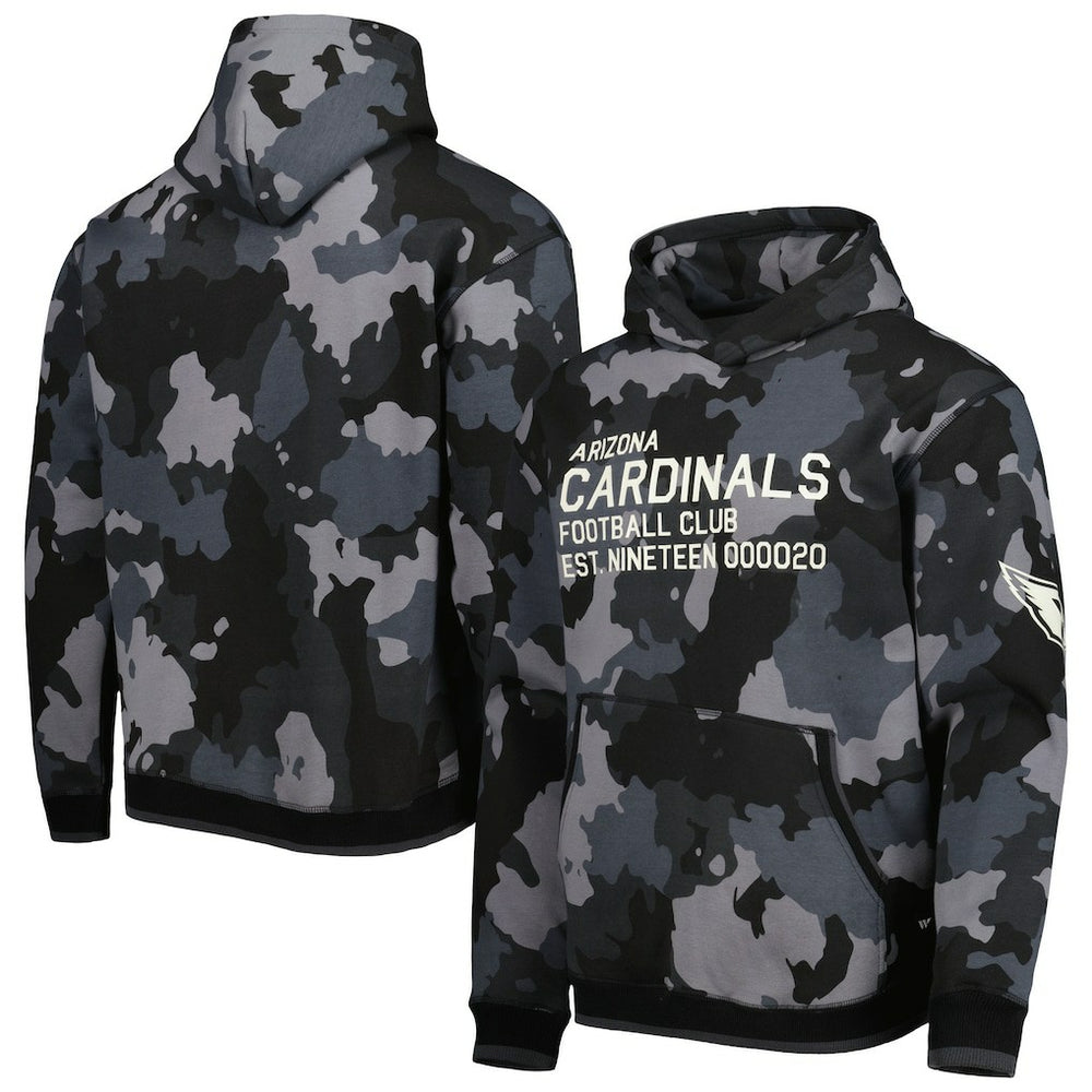 Arizona Cardinals The Wild Collective Camo Pullover Hoodie - Black cheap