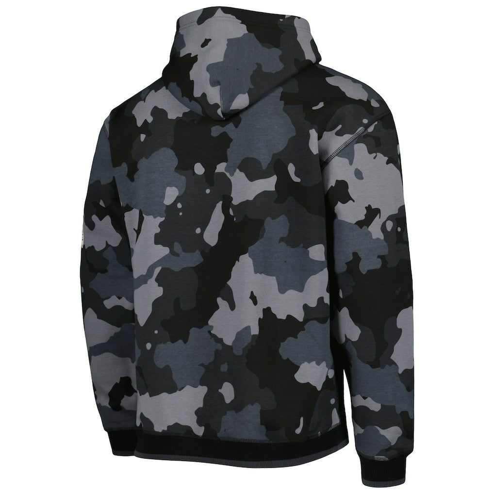 Cleveland Browns The Wild Collective Camo Pullover Hoodie - Black for sale