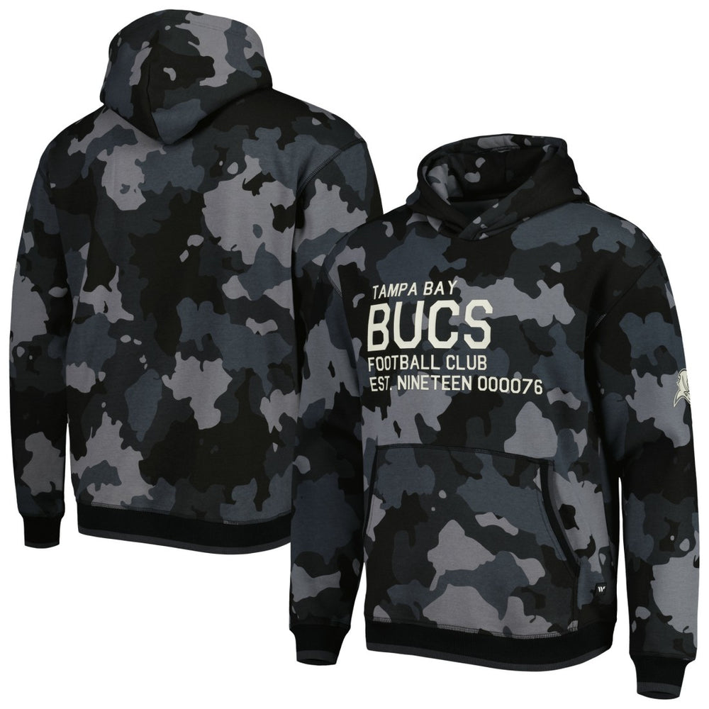Tampa Bay Buccaneers The Wild Collective Camo Pullover Hoodie - Black outlet