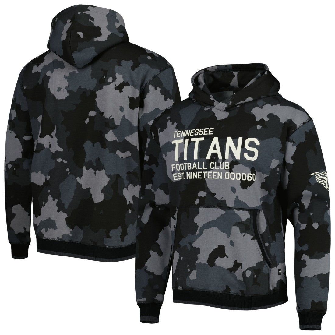 Tennessee Titans The Wild Collective Camo Pullover Hoodie - Black cheap