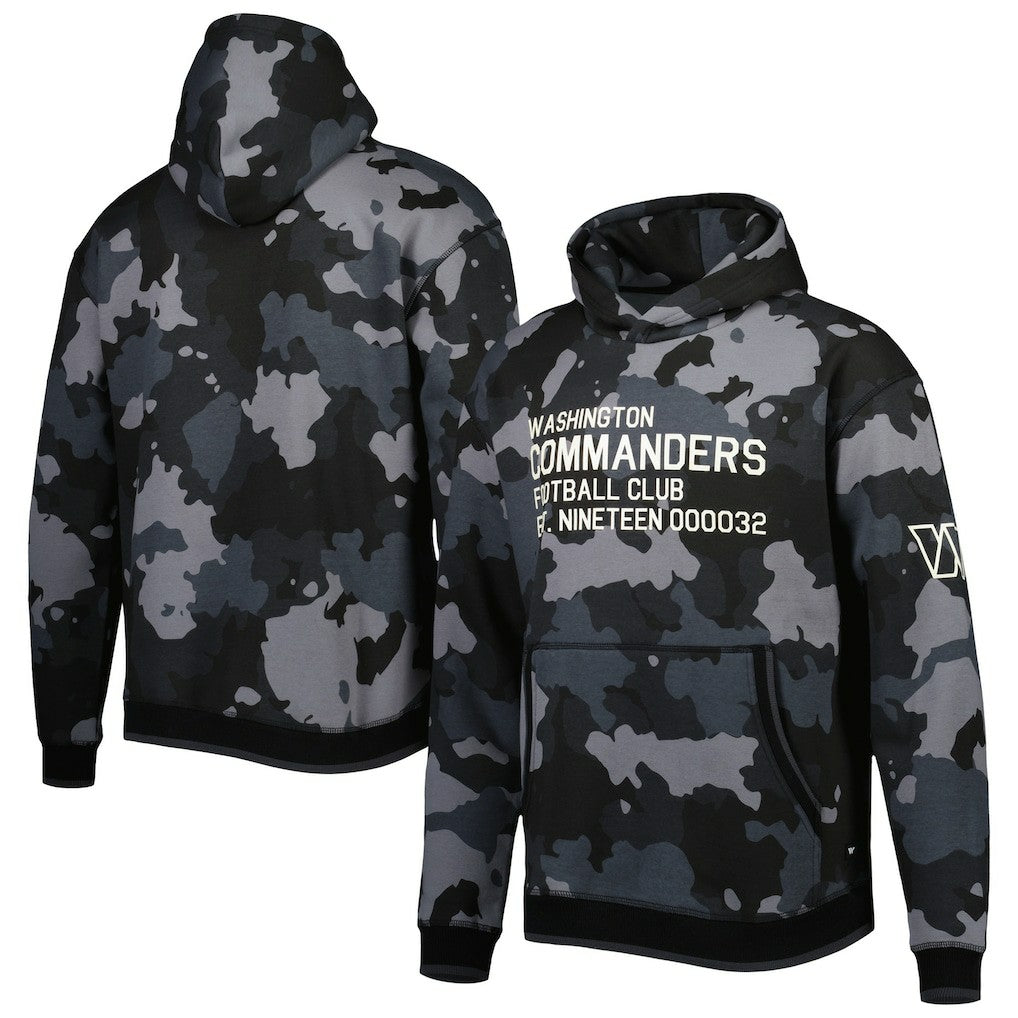 Washington Commanders The Wild Collective Camo Pullover Hoodie - Black cheap