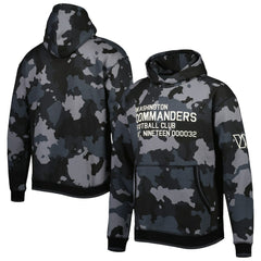 Washington Commanders The Wild Collective Camo Pullover Hoodie - Black cheap