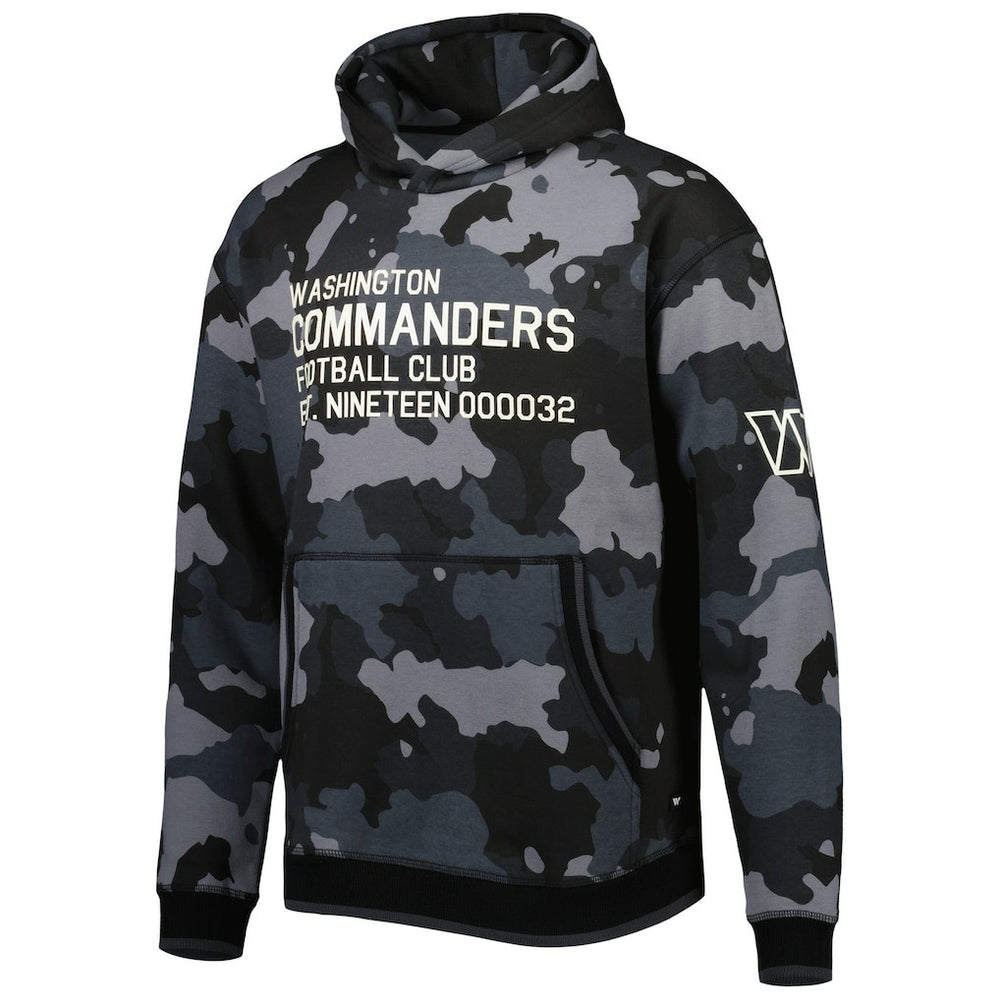 Washington Commanders The Wild Collective Camo Pullover Hoodie - Black cheap