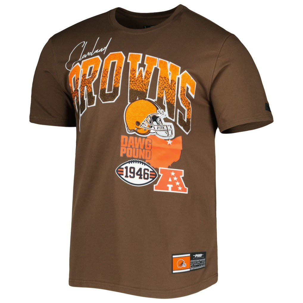 Cleveland Browns Pro Standard Hometown Collection T-Shirt - Brown on sale