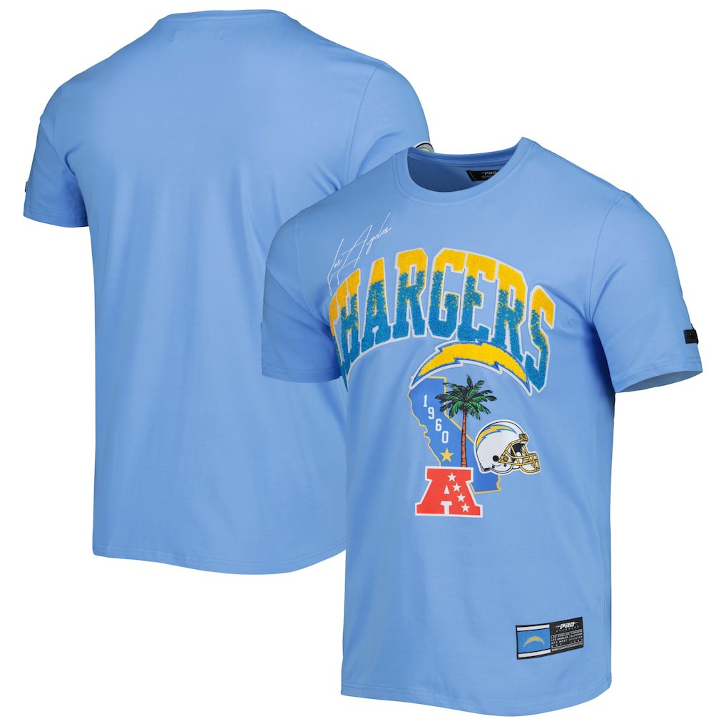 Los Angeles Chargers Pro Standard Hometown Collection T-Shirt - Powder Blue on sale
