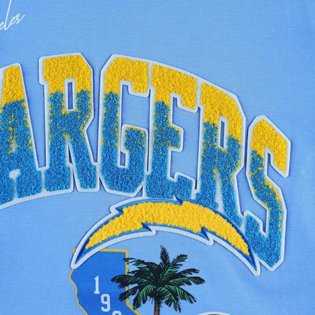 Los Angeles Chargers Pro Standard Hometown Collection T-Shirt - Powder Blue on sale