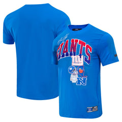 New York Giants Pro Standard Super Bowl XLVI Patch Hometown Collection T-Shirt - Royal discount