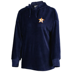 Houston Astros Touch Women's End Line Pullover Hoodie Navy