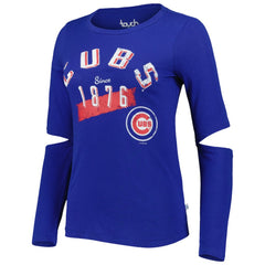 Chicago Cubs Touch Women's Formation Long Sleeve T-Shirt Royal
