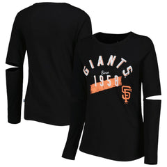 San Francisco Giants Touch Women's Formation Long Sleeve T-Shirt Black
