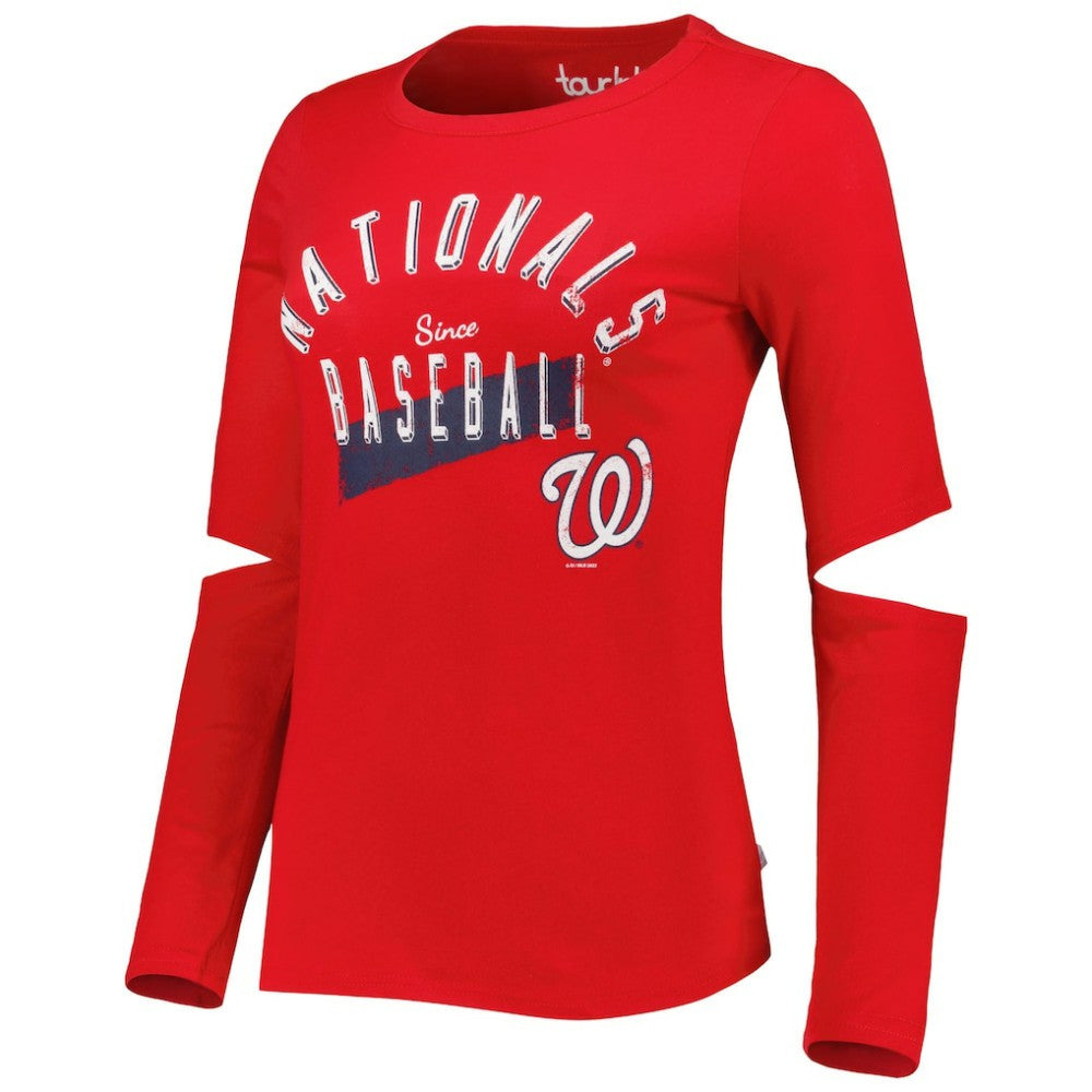 Washington Nationals Touch Women's Formation Long Sleeve T-Shirt Red