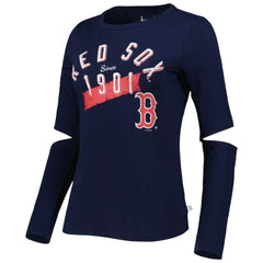 Boston Red Sox Touch Women's Formation Long Sleeve T-Shirt Navy