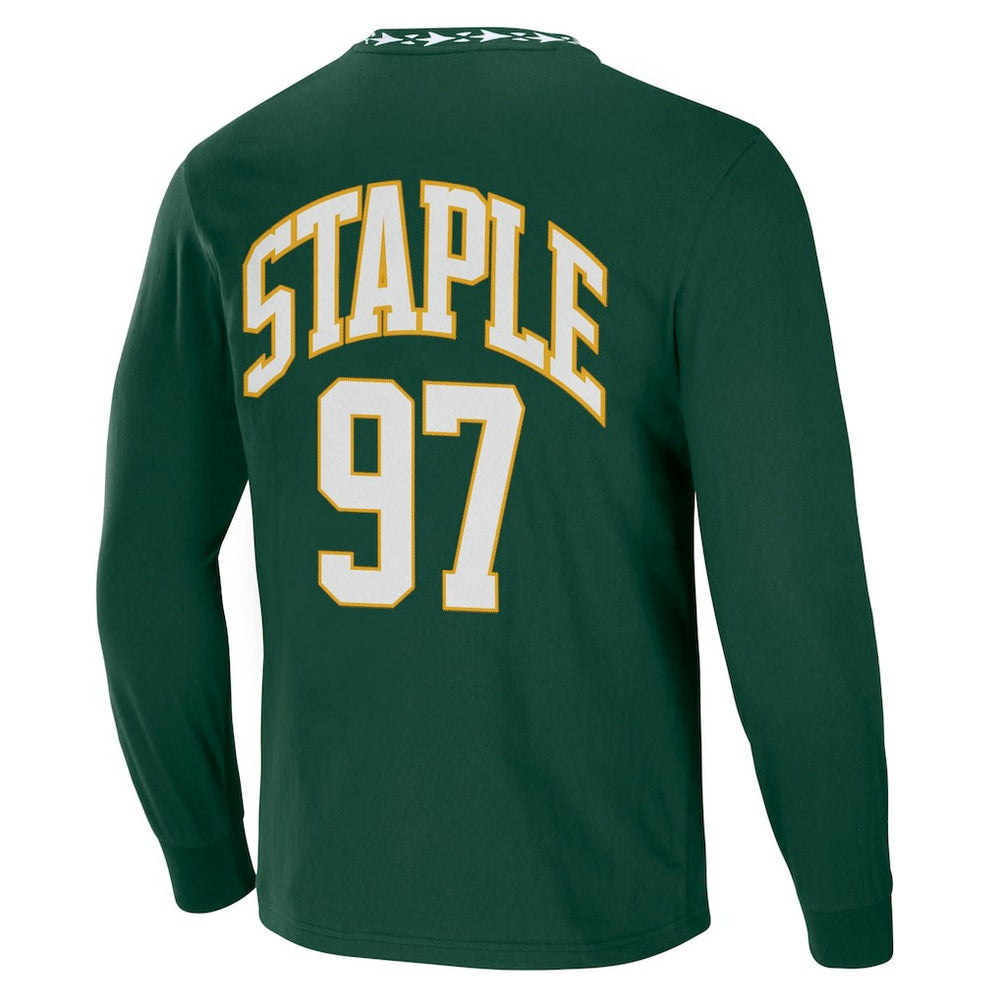 Green Bay Packers NFL x Staple Core Team Long Sleeve T-Shirt - Hunter Green sale