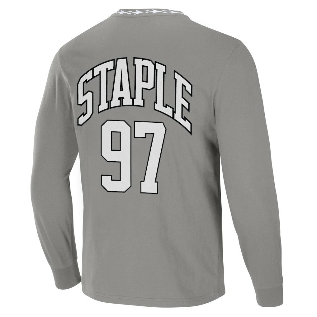 Las Vegas Raiders NFL x Staple Core Team Long Sleeve T-Shirt - Gray on sale