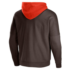 Cleveland Browns NFL x Staple Throwback Vintage Wash Pullover Hoodie - Brown on sale
