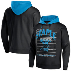 Carolina Panthers NFL x Staple Throwback Vintage Wash Pullover Hoodie - Black sale