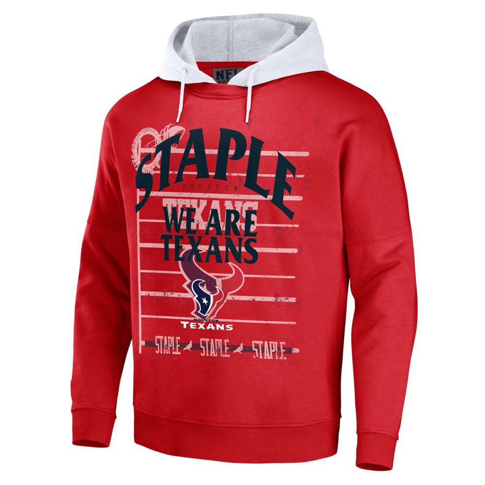 Houston Texans NFL x Staple Throwback Vintage Wash Pullover Hoodie - Navy discount
