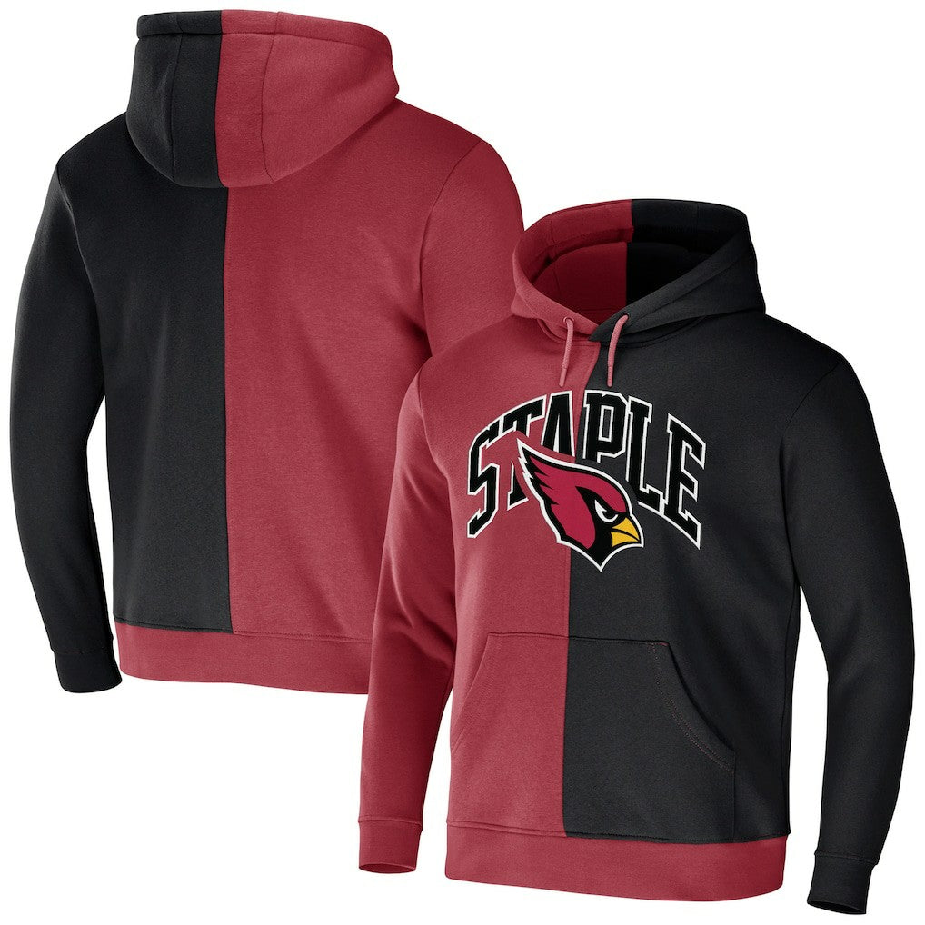 Arizona Cardinals NFL x Staple Split Logo Pullover Hoodie - Cardinal for sale