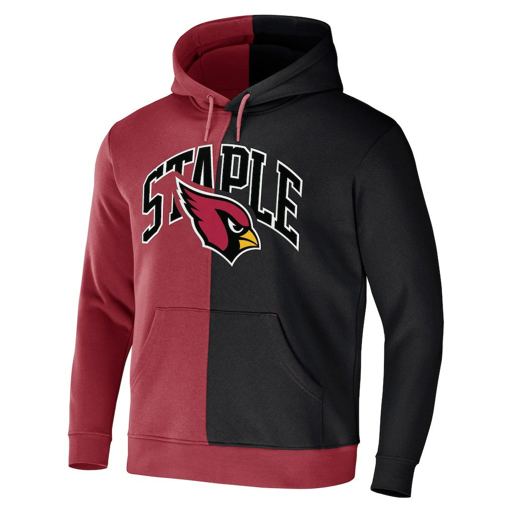 Arizona Cardinals NFL x Staple Split Logo Pullover Hoodie - Cardinal for sale