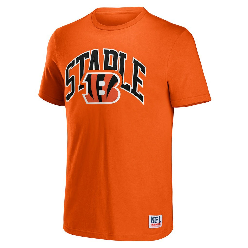 Cincinnati Bengals NFL x Staple Logo Lockup T-Shirt - Orange for sale