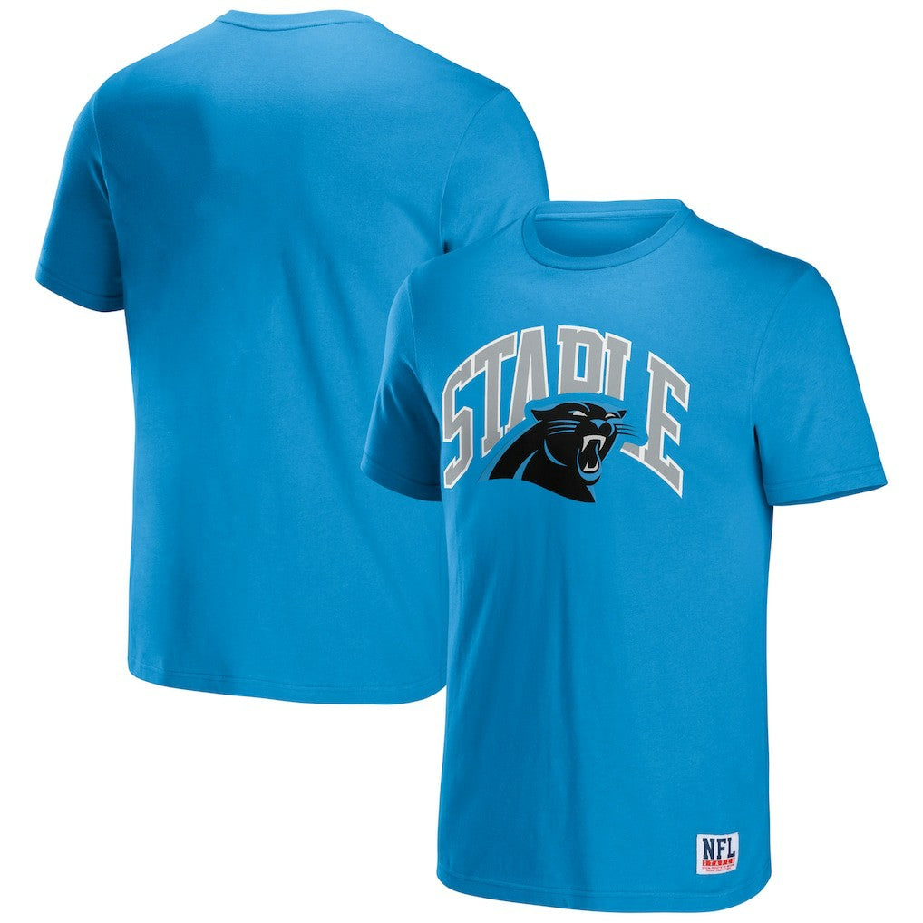Carolina Panthers NFL x Staple Logo Lockup T-Shirt - Blue on sale