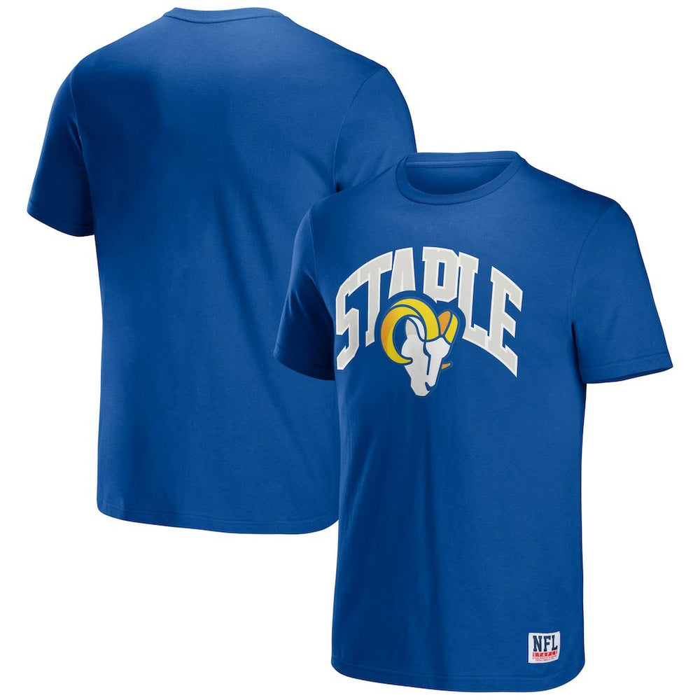 Los Angeles Rams NFL x Staple Logo Lockup T-Shirt - Royal cheap