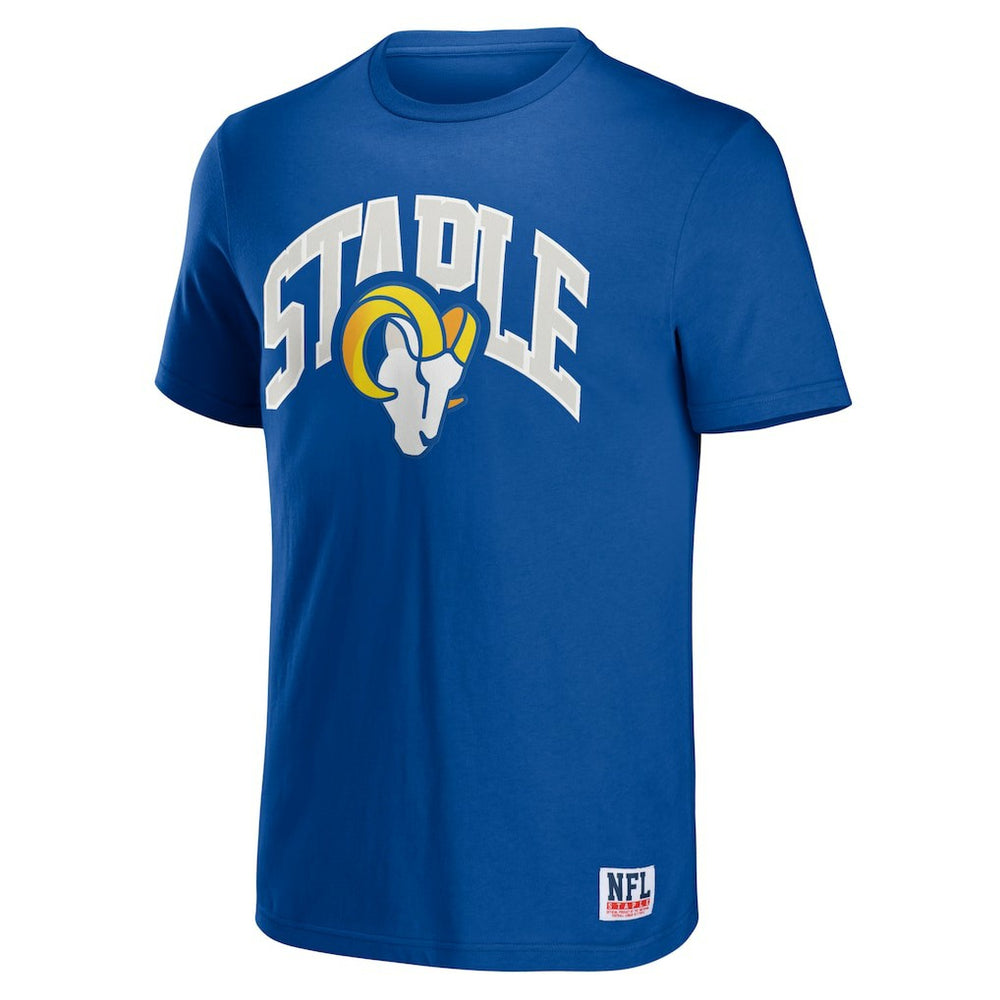 Los Angeles Rams NFL x Staple Logo Lockup T-Shirt - Royal cheap